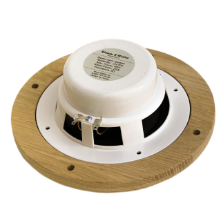 Комплект акустической системы встраиваемый SW-Sensor-1 White (одна колонка Wood, круг). Фото №7