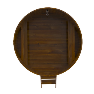 Купель Круглая Bentwood из морёной лиственницы Рустик 1,80 х 1,80 х 1,1 м. Фото №5
