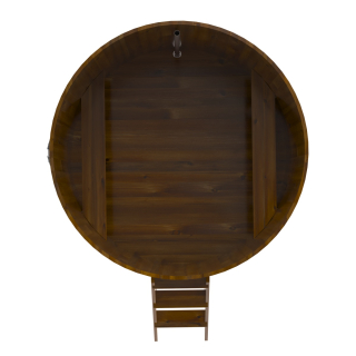 Купель Круглая Bentwood из морёной лиственницы Рустик 1,80 х 1,80 х 1,4 м. Фото №3