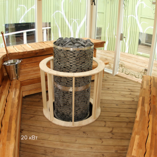 Печь Pillar IKI 20 кВт (380 кг камней). Фото №5
