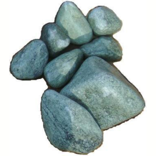 Камень для бани и сауны Серпентинит шлифованный, 20 кг.. Фото №1