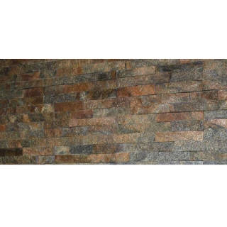 Панель из натурального камня, Кварцит Микс 600х150 мм. Фото №1