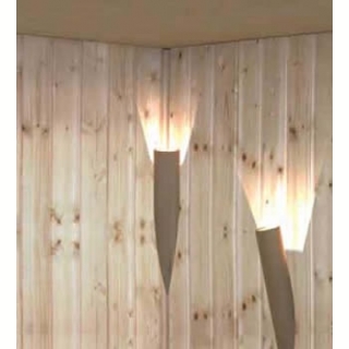 Угловой светильник для сауны Torcia хемлок. Фото №3