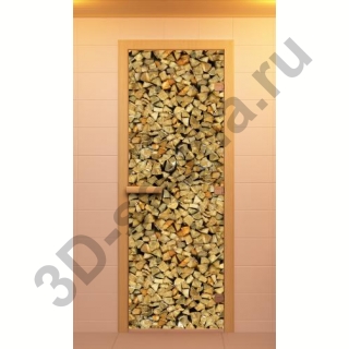 Дверь для сауны ALDO с фотопечатью 790х1890мм, Серия 