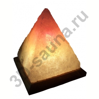 Соляная лампа Пирамида 4-5 кг. Фото №1