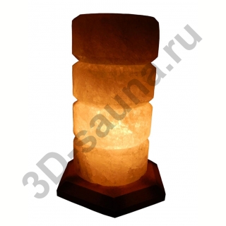 Солевая лампа Цилиндр Свеча малая 2-3 кг. Фото №1