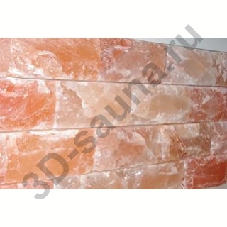 Плитка гималайской соли одна сторона фактурная 20x10x2,5 см.. Фото №2