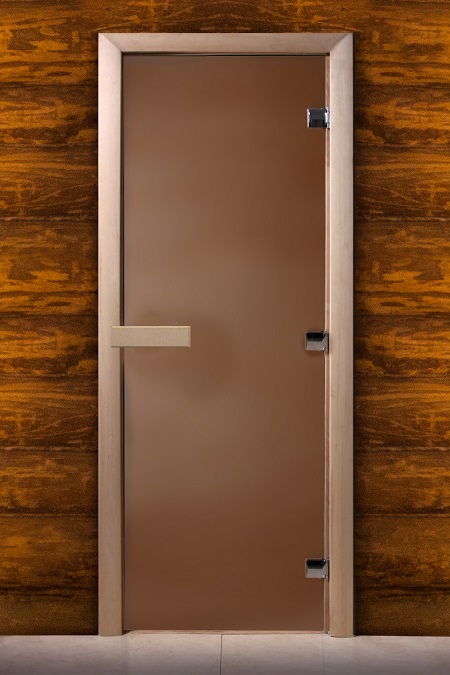 Дверь бронза матовая 900х2100 левая