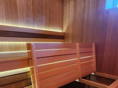 Большая сауна в загородном доме - отделка под ключ | 3D-sauna.ru