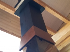 Подвесной камин в загородном доме  - строительство каминов 3D-sauna.ru