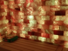 Современная сауна из гималайской соли с печкой (3D-sauna.ru)