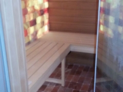 Современная сауна из гималайской соли с электрической печкой (3D-sauna.ru)