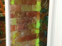 Декоративная соляная стенка с подсветкой (3D-sauna.ru)