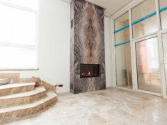 Камин из мрамора в интерьере - монтаж каминов 3D-sauna.ru