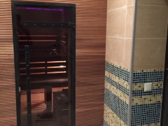 Декоративная внешняя стенка в сауне - 3D-sauna.ru