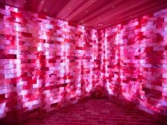 Комната из гималайской соли и канадского кедра (Наши работы - 3D-sauna.ru)