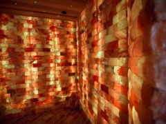 Соляная комната из гималайской соли с подсветкой (Наши работы - 3D-sauna.ru)