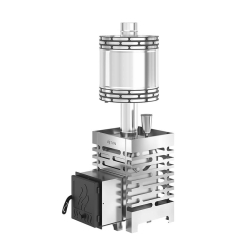 Печь для бани ASTON 12 INOX, Нержавеющая сталь, с круглым баком на трубе 50л Ø115 (AISI 439)