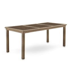 Комплект плетеной мебели T365/Y380B-W65 Light Brown (6+1)