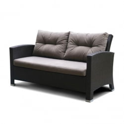 Плетеный диван из искусственного ротанга AFM-205B Brown/Light brown