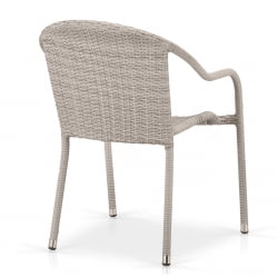 Плетеное кресло из искусственного ротанга AFM-318G-Light Grey