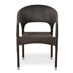 Плетеное кресло из искусственного ротанга Y90C-W51 Brown
