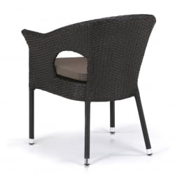 Плетеное кресло из искусственного ротанга Y97B-W53 Brown