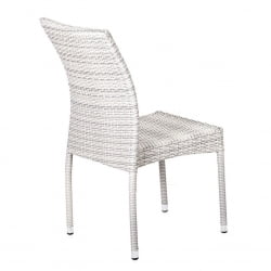Плетеный стул из искусственного ротанга Y380-W85 Latte