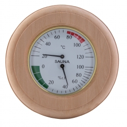 Термогигрометр TH-10А, круг (ольха)