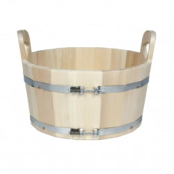 Шайка для бани BentWood кедр натуральный 15л