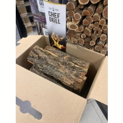 Дрова CHEF GRILL из дерева Дуб (Адыгея) 8 кг для мангала, камина, бани, барбекю