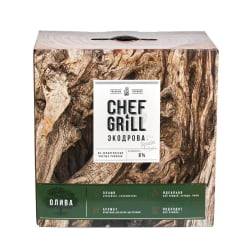 Дрова CHEF GRILL из дерева Олива (Испания) 8 кг для мангала, камина, бани, барбекю