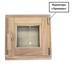 Окно DeLuxe Дуб, 50х50 см