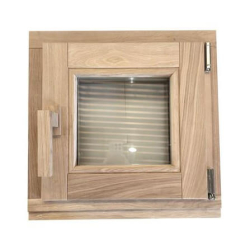 Окно DeLuxe Дуб, 500х500 мм