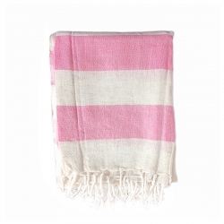Пештемаль Лен Розовая полотенце для турецкой бани