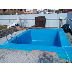 Пластиковая прямоугольная купель 2*2,5*1,5