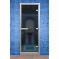 Дверь для турецкой бани ALDO 590*1890 мм, стекло сатин
