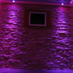 Набор точечных светильников для паровой Calypso Licht-2000, 2 шт RGB LED (хром, пульт д/у)