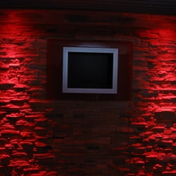 Набор точечных светильников для паровой Calypso Licht-2000, 2 шт RGB LED (хром, пульт д/у)