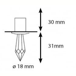 Хрустальная насадка Cariitti CR-31 Хром М8