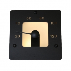 Термометр с подсветкой Cariitti SQ черный