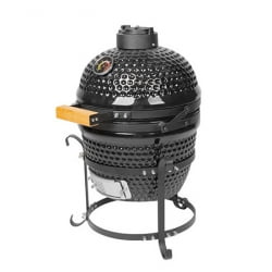 Керамическая гриль Kamado Tabletop 13 (диаметр 33 см) настольный черный