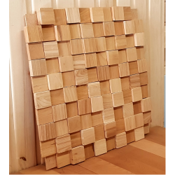 3D панели из дерева термовяз