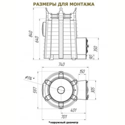 Банная печь Добросталь Императрица Екатерина Великая Стоун