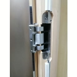 Дверь для сауны, со скрытыми петлями, DoorWood Flash Royal, сатин, 2000*800