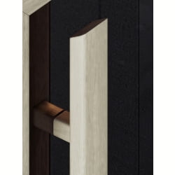 Дверь для бани и сауны DoorWood Престиж Легенда маятниковая, бронза, 190х70