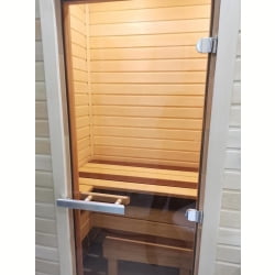 Дверь для саун DoorWood Бронза 210х90