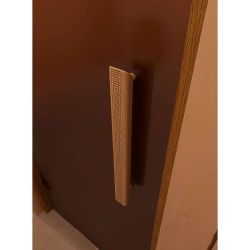 Дверь для сауны и бани DoorWood Фаворит BLACK Бронза Матовая 1900х700 (по коробке)