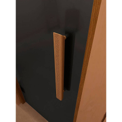 Дверь для сауны и бани DoorWood Фаворит BLACK Графит Матовый 1900х700 (по коробке)