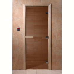 Дверь для саун DoorWood Бронза 210х90